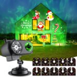 Christmas lights Christmas projection lights with remote control and timing function Room Garden Living room Christmas, Halloween decoration