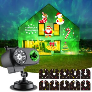 Christmas lights Christmas projection lights with remote control and timing function Room Garden Living room Christmas, Halloween decoration