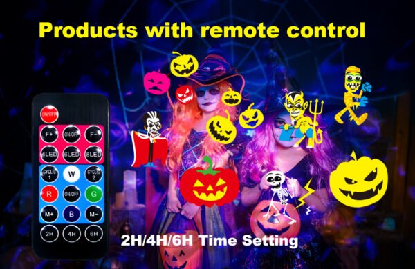 Christmas lights Christmas projection lights with remote control and timing function Room Garden Living room Christmas, Halloween decoration