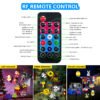 Christmas lights Christmas projection lights with remote control and timing function Room Garden Living room Christmas, Halloween decoration