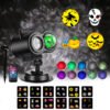 Holiday Projector Lamp with Remote Control and Timing Function, Indoor and Outdoor Christmas, Halloween, Valentine's Day Home Decoration Projector Lamp