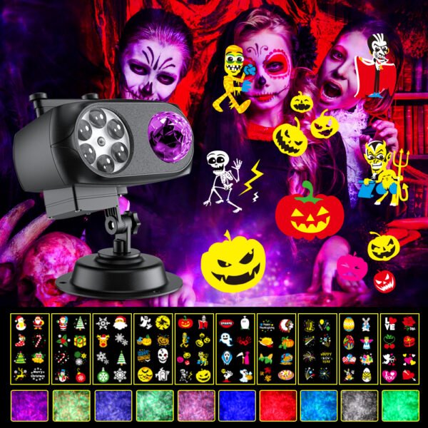 Christmas lights Christmas projection lights with remote control and timing function Room Garden Living room Christmas, Halloween decoration
