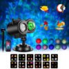 Holiday Projector Lamp with Remote Control and Timing Function, Indoor and Outdoor Christmas, Halloween, Valentine's Day Home Decoration Projector Lamp