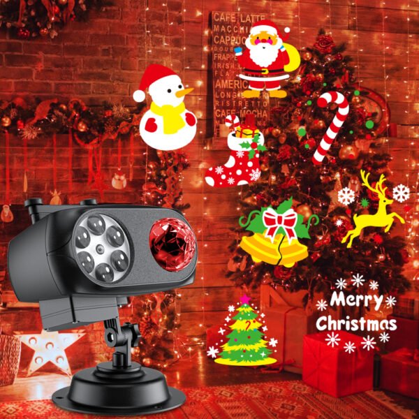 Christmas lights Christmas projection lights with remote control and timing function Room Garden Living room Christmas, Halloween decoration