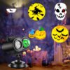 Holiday Projector Lamp with Remote Control and Timing Function, Indoor and Outdoor Christmas, Halloween, Valentine's Day Home Decoration Projector Lamp