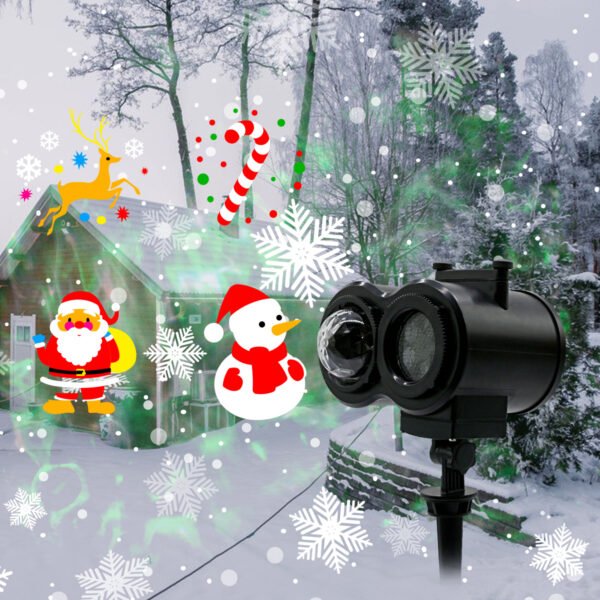 Holiday Projector Lamp with Remote Control and Timing Function, Indoor and Outdoor Christmas, Halloween, Valentine's Day Home Decoration Projector Lamp