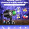 Holiday Projector Lamp with Remote Control and Timing Function, Indoor and Outdoor Christmas, Halloween, Valentine's Day Home Decoration Projector Lamp