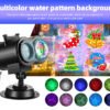 Holiday Projector Lamp with Remote Control and Timing Function, Indoor and Outdoor Christmas, Halloween, Valentine's Day Home Decoration Projector Lamp