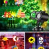 Holiday Projector Lamp with Remote Control and Timing Function, Indoor and Outdoor Christmas, Halloween, Valentine's Day Home Decoration Projector Lamp
